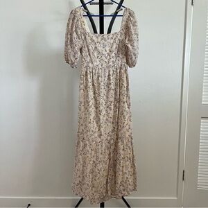 The Abbey Floral Midi Dress Size Large